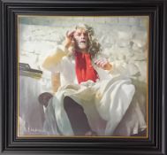 Robert Lenkiewicz (1941-2002), limited edition silkscreen print, 'Self-Portrait as St. Anthony