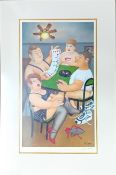 Beryl Cook (1926-2008) limited edition print 'Strip Poker' 315/650, with pencil signature, published