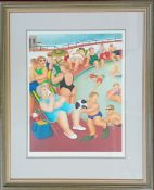 Beryl Cook (1926-2008) limited edition print 'Bathing Pool' HKC, published by Alexander Gallery