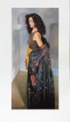 Robert Lenkiewicz (1941-2002), limited edition print 'Anna with Black Shawl' 430/475, with pencil