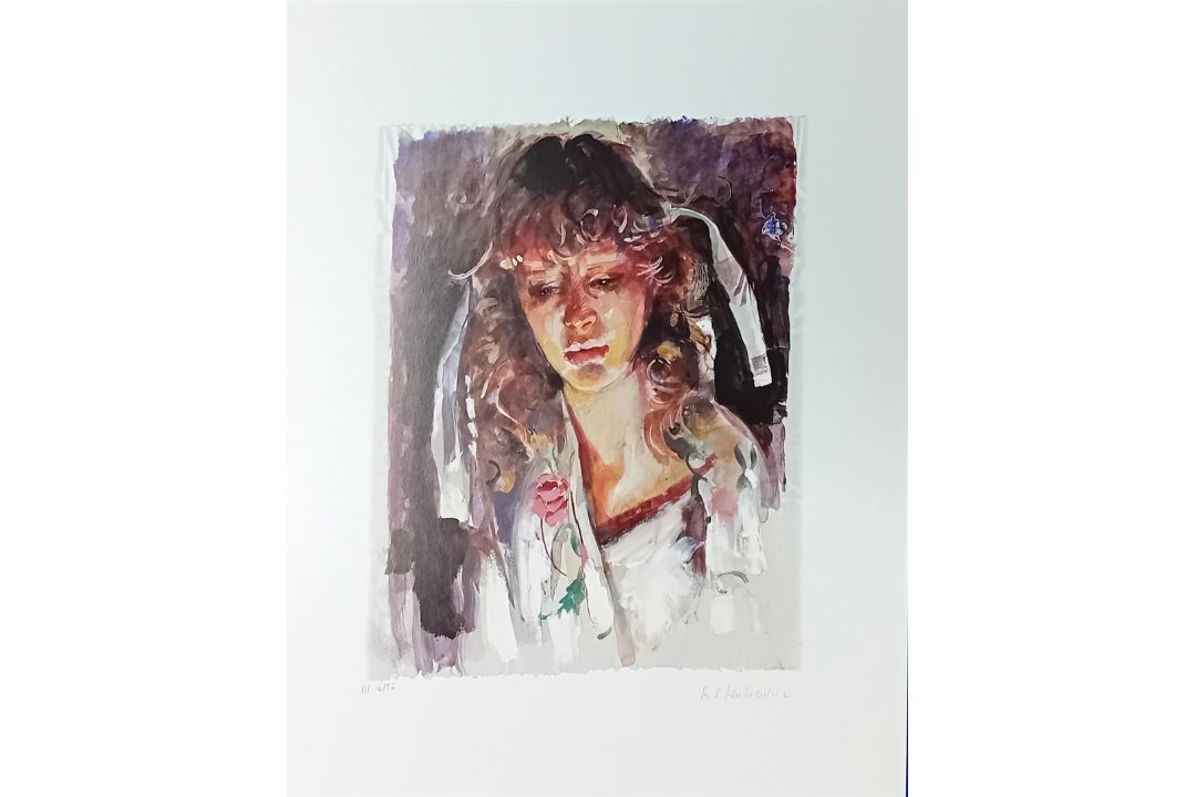 Robert Lenkiewicz (1941-2002), limited edition print 'Study of Mary' P/P 16/35, with pencil