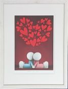 Doug Hyde (British, 1972-) limited edition print, 'Hearts and Smiles', with pencil signature and