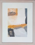 Diane Nevitt (British, 1955-), acrylic and pastel on paper, 'Glissade', 2001, signed and dated