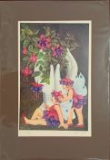 Beryl Cook (1926-2008) limited edition print 'Fuchsia Fairies' 406/650, published by Alexander