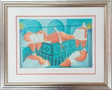Sarah-Jane Szikora (1971-) limited edition print 'The Massage' 352/600, with pencil signature