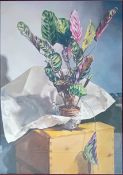Robert Lenkiewicz (1941-2002), limited edition print on canvas 'Still-Life (Prayer Plant)' 13/475,