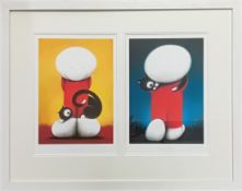 Doug Hyde (British, 1972-) limited edition print, 'Love Me, Love You', 165/295, with pencil