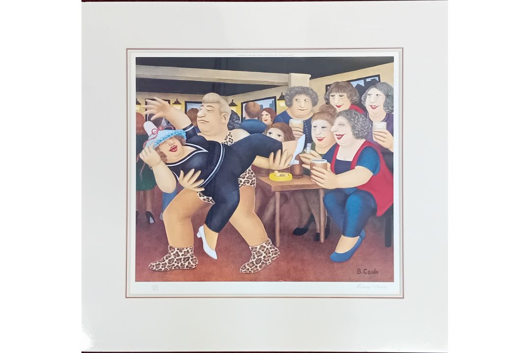 Beryl Cook (1926-2008) limited edition print 'Tarzanogram' 410/650, published by Alexander Gallery