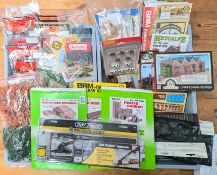 Metcalfe, OO/HO Scale, P0252- 'Manor Farm Buildings' model kit, with 2 trays worth of locomotive