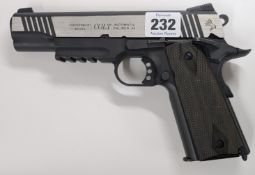 Government Model Colt- 'Automatic 45 Heavy Weight' 6mm C02 air pistol, unboxed. Purchaser must be