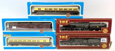 Airfix, Great Model Railways- 00 gauge, 'Castle Class GWR- 54124-2' model locomotive, with 'Castle