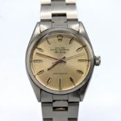 Rolex, a gents Oyster Perpetual Air King stainless steel wristwatch, no box or papers.