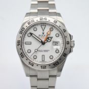 Rolex, a gents 2014 Oyster Perpetual Date Explorer II stainless steel wristwatch, with guarantee