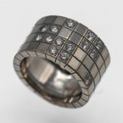 Cartier, an 18ct white gold diamond ring, marked Cartier 750 5, 994128, approx 18.8g, size N/O.