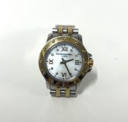 Raymond Weil, a ladies Tango wristwatch, with Mother Of Pearl and diamond dial, with box and