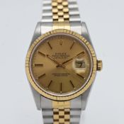 Rolex, a gents 1999 Oyster Perpetual Datejust in steel and gold, automatic movement with calendar,
