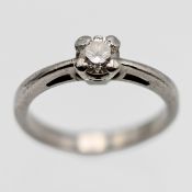 The Leo Diamond, A diamond solitaire ring, set in platinum, approx diamond weight 0.52ct, colour