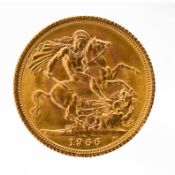A Elizabeth II 1966 full gold sovereign