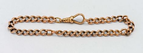 A 9ct rose gold bracelet, approx 8.5g