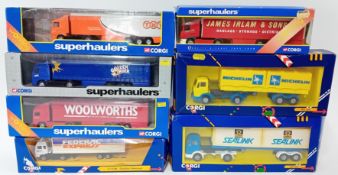 Corgi, twelve model lorries, to include 1109 Mercedes Sea Link, Woolworths, etc, together with one