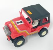 Scalextric, a Jeep 4x4 with interior Stig.
