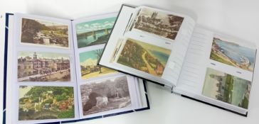 A large collection of post cards, cigarette cards and matchbox labels, to include approx 104 early