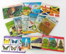 Six ladybird books, together with Brooke Bond picture card albums (12)