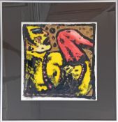 Charles Gavin (1944-2018), gouache on paper, 'Transvestite Dragon Queen', dated 1992, framed and