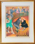 Beryl Cook (1926-2008) limited edition print 'Café de Paris' 1/650, published by Alexander Gallery