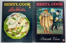 Beryl Cook (1926-2008) signed artist books, to include 'Private View', and 'The Works', published by