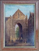 David Hodgson, 19th century, oil on canvas, 'The Effingham Gate, Norwich', signed 'D. Hodgson' lower