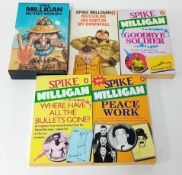 Spike Milligan (1918-2002), seven WWII books. (7)