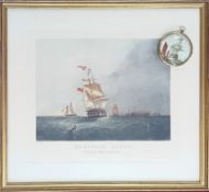 A collection of Naval prints of early 19th century paintings, to include 'Homeward Bound', various