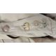 A World War One WWI Royal Marine cotton blouse with crown and metal pips to shoulder tabs. Captain - Image 3 of 3