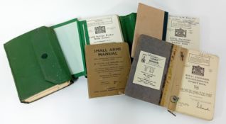 A collection of WWII manuals and field service pocket books, to include 'Field Service Pocket Book