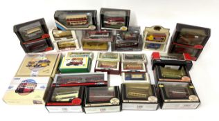 A large collection of models to include Burago, Corgi Omnibus, Days Gone etc.