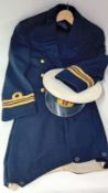 A Royal Navy No.2.B Lieutenant Commander Mess Dress, jacket and trousers marked 'T. Burch 1951'