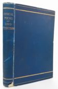 Alfred Lord Tennyson (1809-1892), 'Lyrical Poems by Alfred Lord Tennyson, selected and annotated
