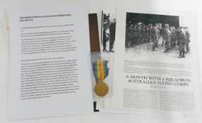 A WWI Victory Medal, inscribed LIEUT G.S.JONES-EVANS. R.A.F., awarded to First World War