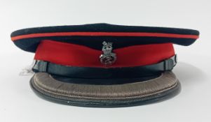 A WWII - 1950s Royal Devon Yeomanry Artillery cap.