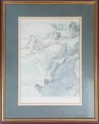 Jean Harper (1921-2005), two limited edition prints, 'Sleeping Child', and 'Chapter Two', signed