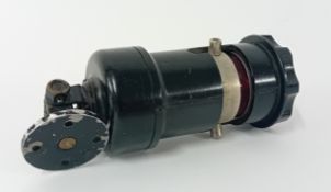 A WWII Lancaster Bomber Aimer's panel light 'Cockpit Lamp Mk 2', 'A M ref no. 5C/366, of red glass