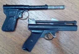 Pre-War Webley MKI .177 Air Pistol with Pop-out .177 air pistol A/F. (2)