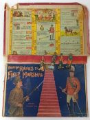 A military WWI themed board game 'From the Ranks to Field Marshall', to include board, four card