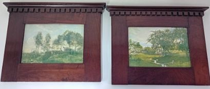A collection of 19th century landscapes, together with two collections of prints of pieces by