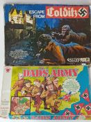 Three vintage board games, to include Dad's Army board game, 'Escape from Colditz', and 'Invasion of