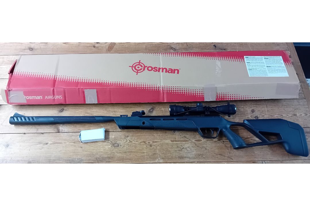 Crossman multishot Mission 823x01749 .22 scoped.