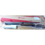A Crossman multishot Trailhawk 823x01536 .22 scoped air rifle.