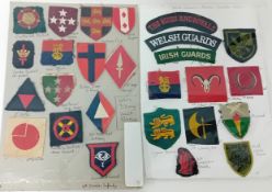 A collection of 26 WWII and 1950s British Formation patches.