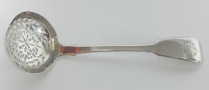 A Victorian silver sugar castor, hallmarked London 1838, weight approx 1.4oz.